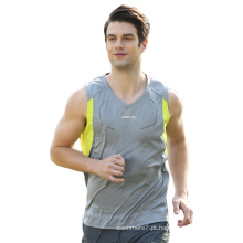 Homens personalizados Sport Tank Tops Fitness Dry Fit Vest